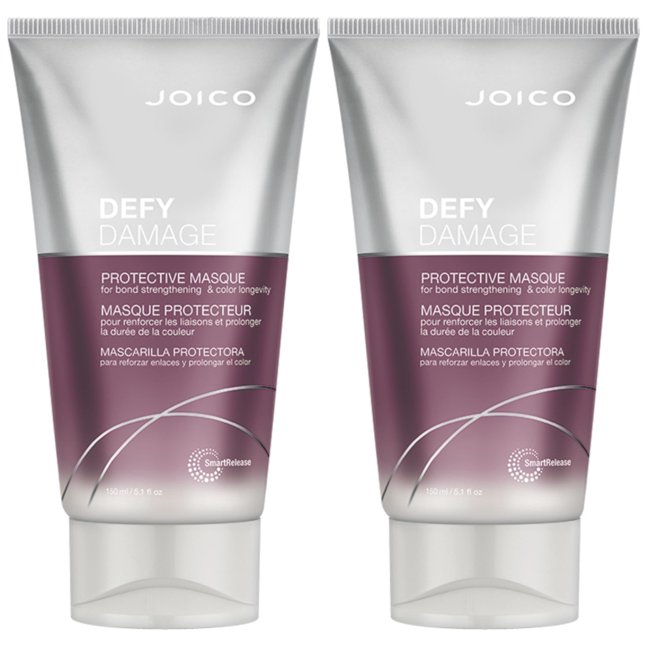 Joico Defy Damage Protective Masque | For Color-Treated Hair | Strengthen Bonds & Preserve Hair Color | With Moringa Seed Oil & Arginine 5.1 Fl Oz (Pack of 1)