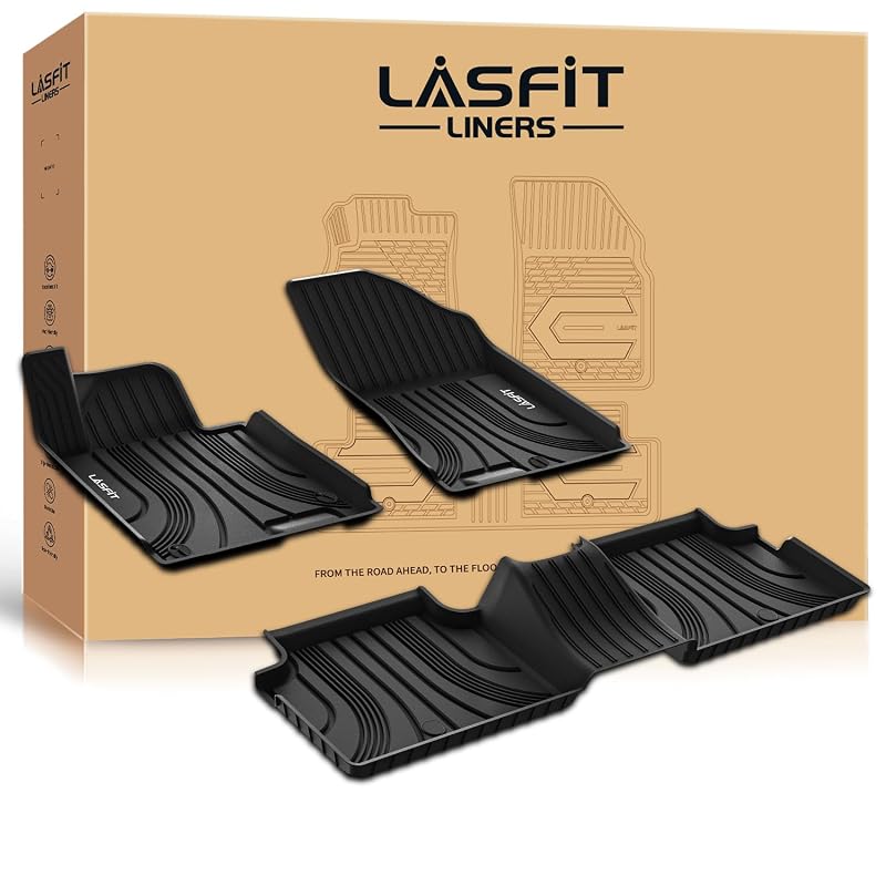 Tapetes automotivos sob medida LASFIT em TPE para Hyundai Sonata 2020–2026 e Kia K5 2021–2025, FWD, 3 peças