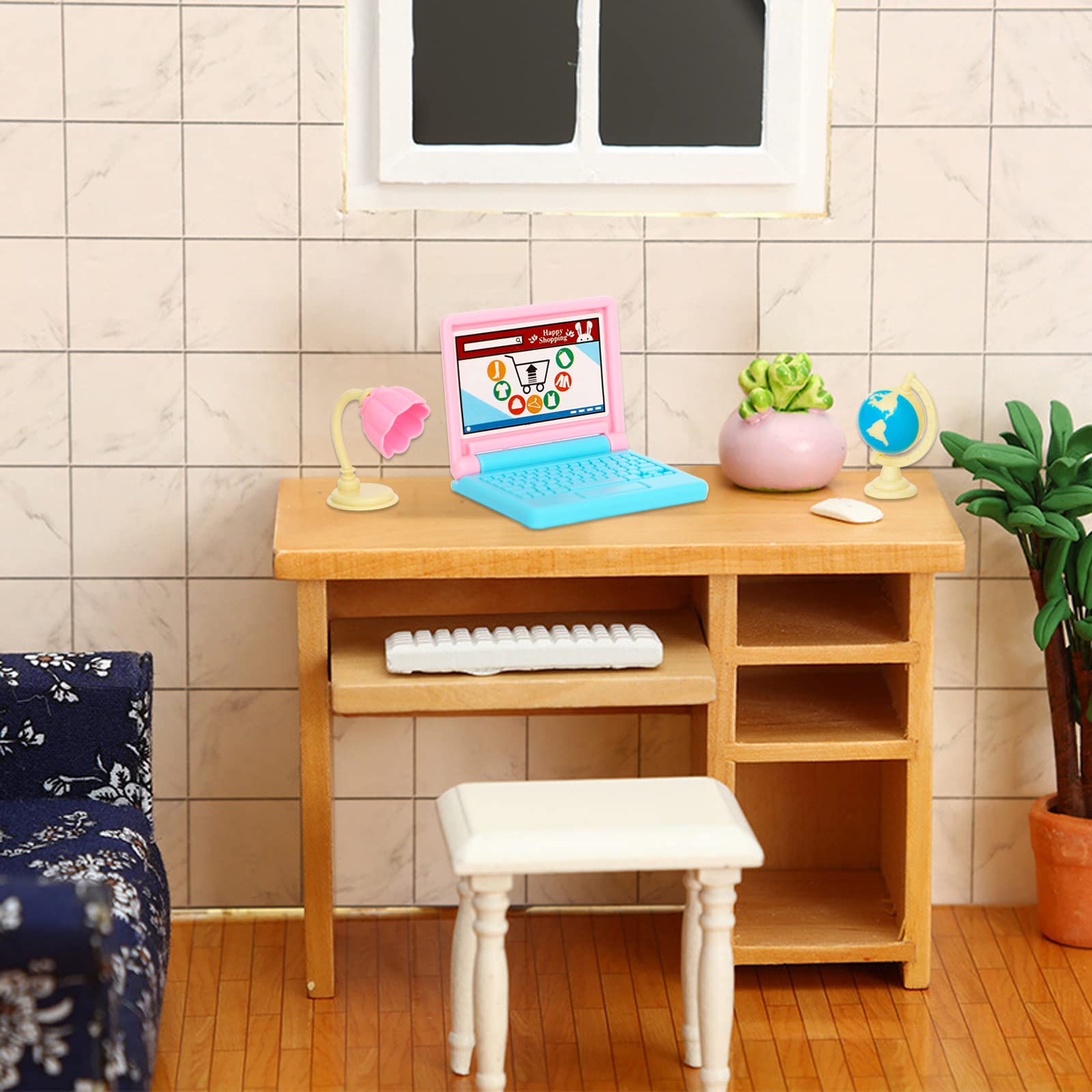 1:24 Dollhouse Furniture And Room Items Barbie Bed NEW GLORA DOLLHOUSE ...