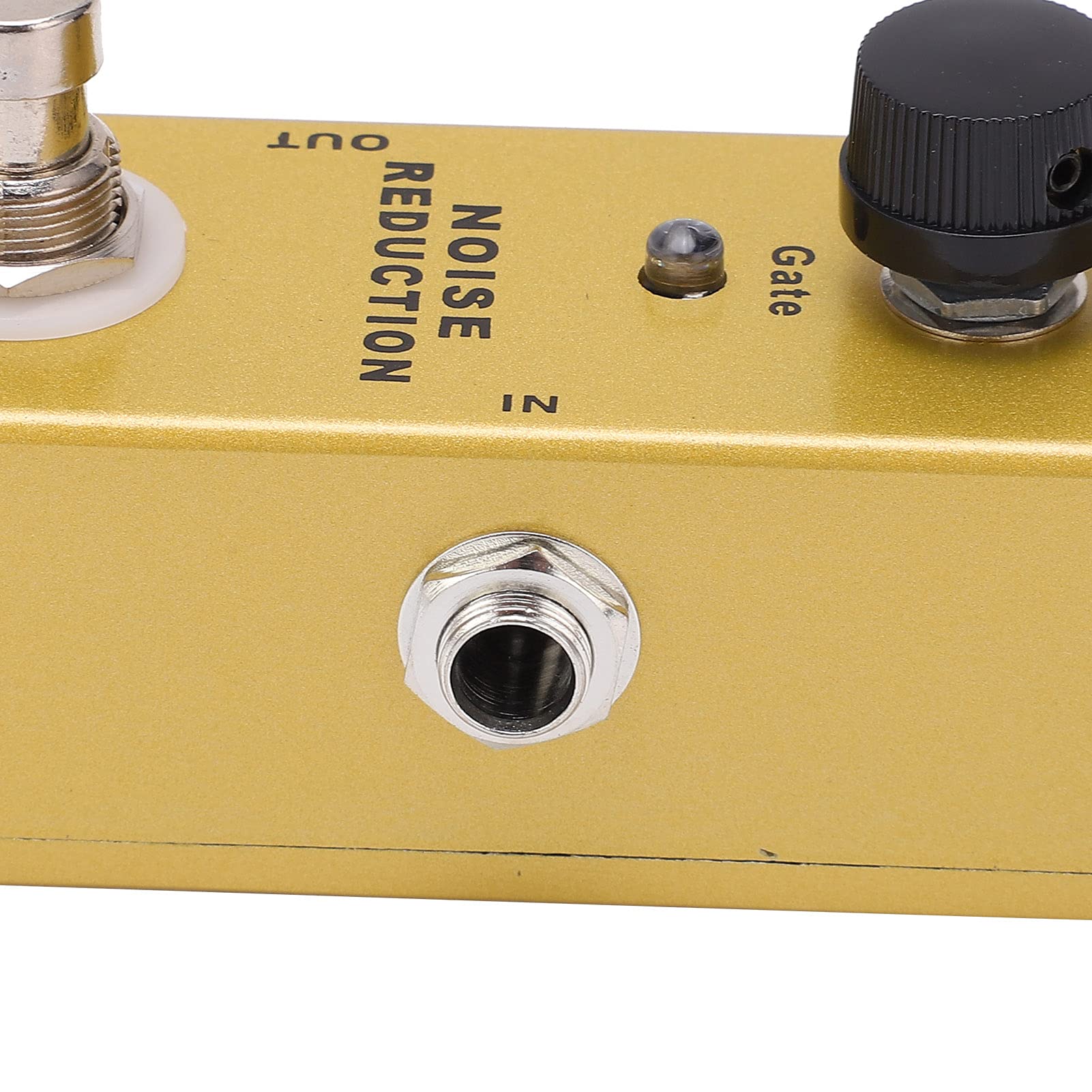 Efecto De Reducción De Ruido Carcasa De Efecto De Guitarra De Metal 26dB Pedal De Puerta De Ruido Supresor De Murmullo De Ruido Herramienta De Afinación De Guitarra Eléctrica Con Indicador LED