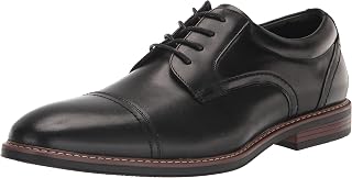 Nunn Bush Men's Centro Flex Cap Toe Oxford Dress Casual Leather Comfortable Lace Up