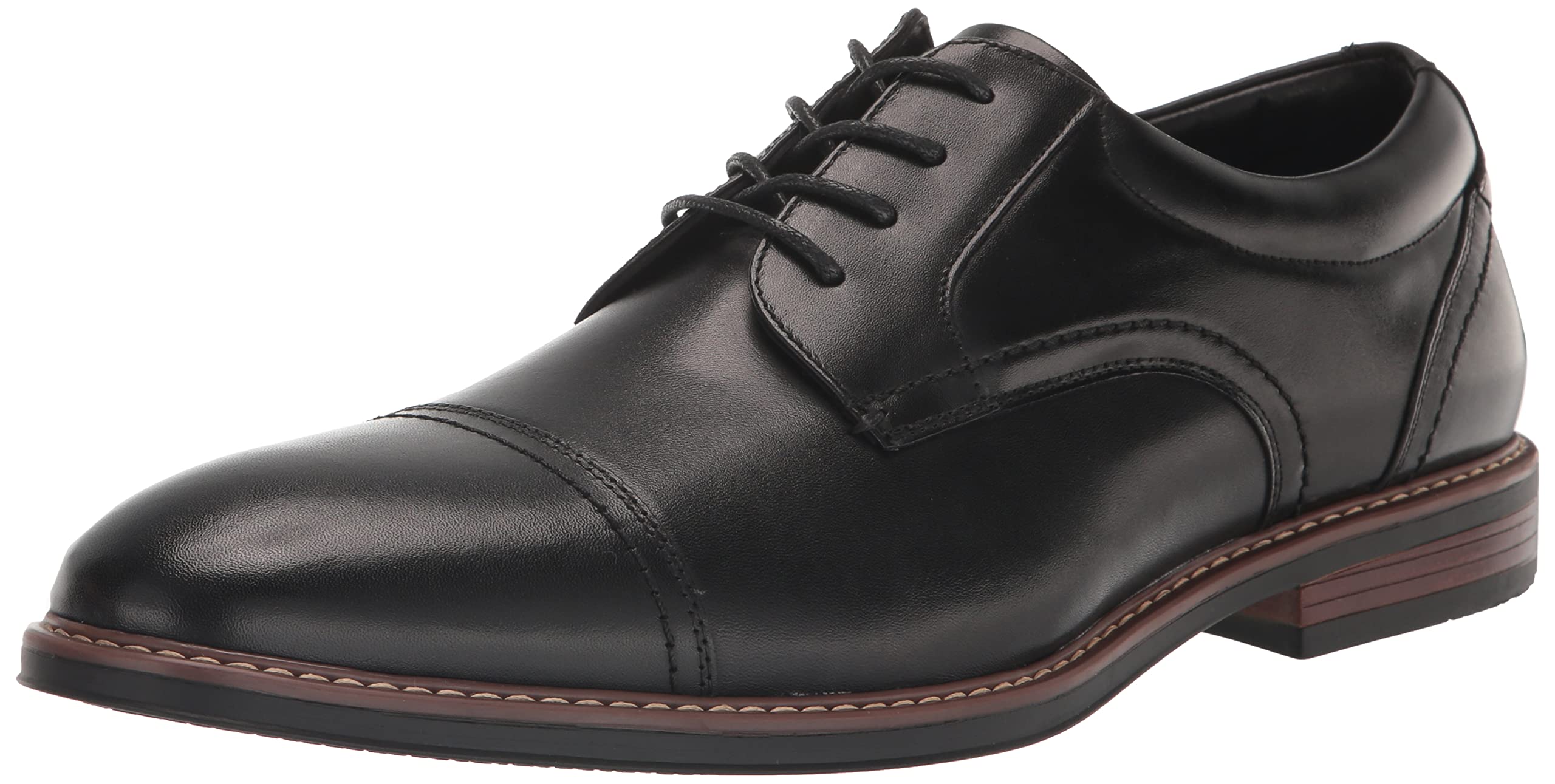 Nunn Bush Mens Centro Flex Cap Toe Oxford Dress Casual Leather Comfortable Lace Up