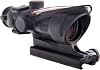 Trijicon Acog 4 X 32 Scope Dual Illuminated Chevron .223 Ballistic Reticle, Black