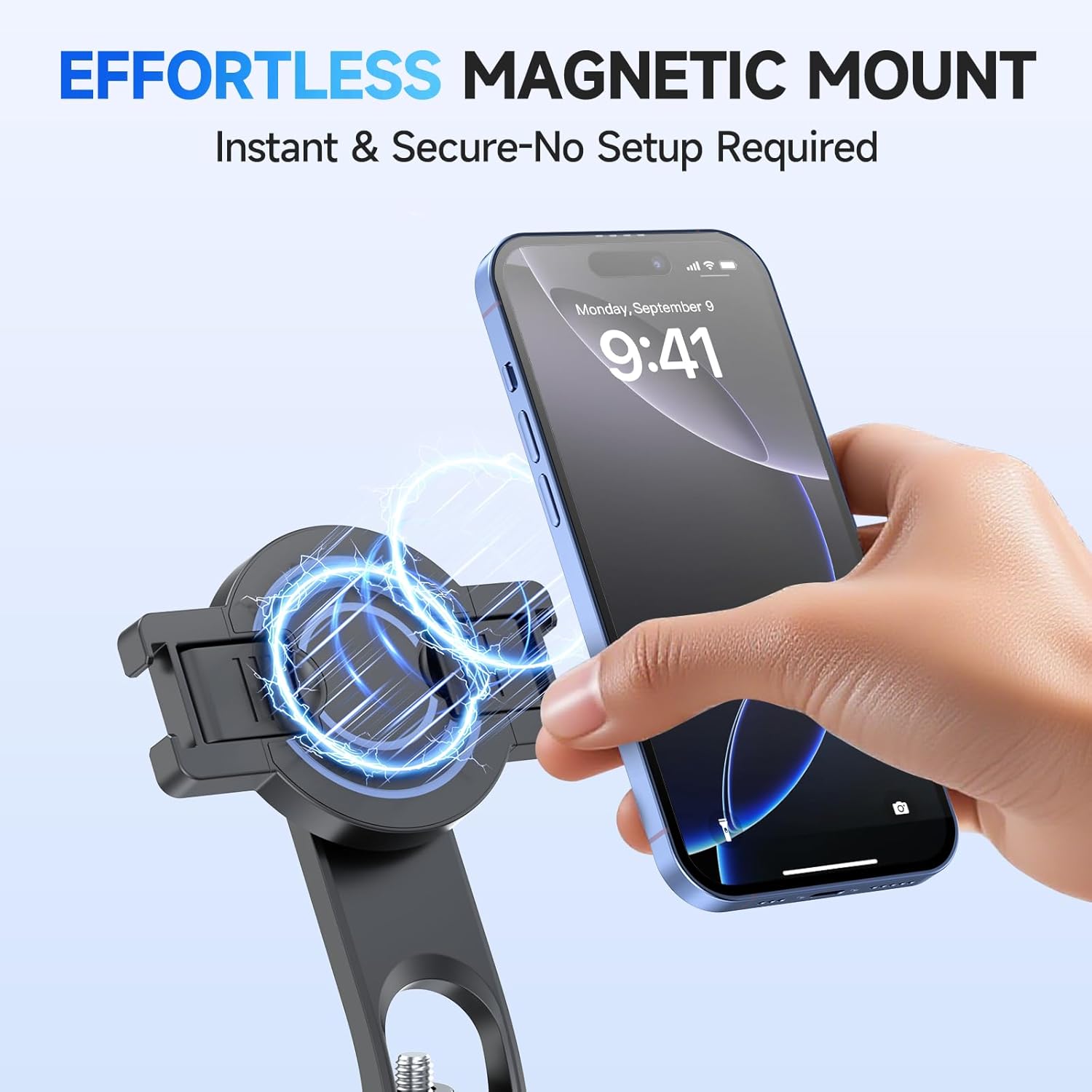 REQO Magnetic Tripod for iPhone and Android,Samsung Phones,51" Selfie Stick Tripod Mount with Remote,Portable Phone Selfie Stick Stand for Photo,Video Recording,Travel,Filming - Image 2