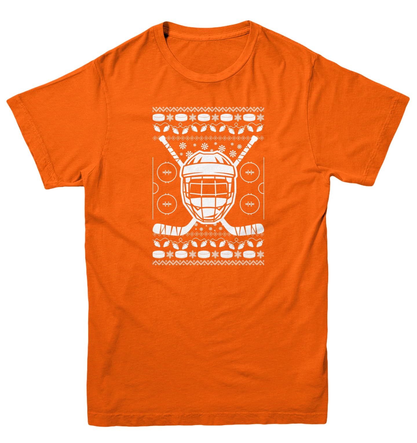Haase Unlimited Hockey Helmet with Sticks - Ugly Xmas Youth T-Shirt