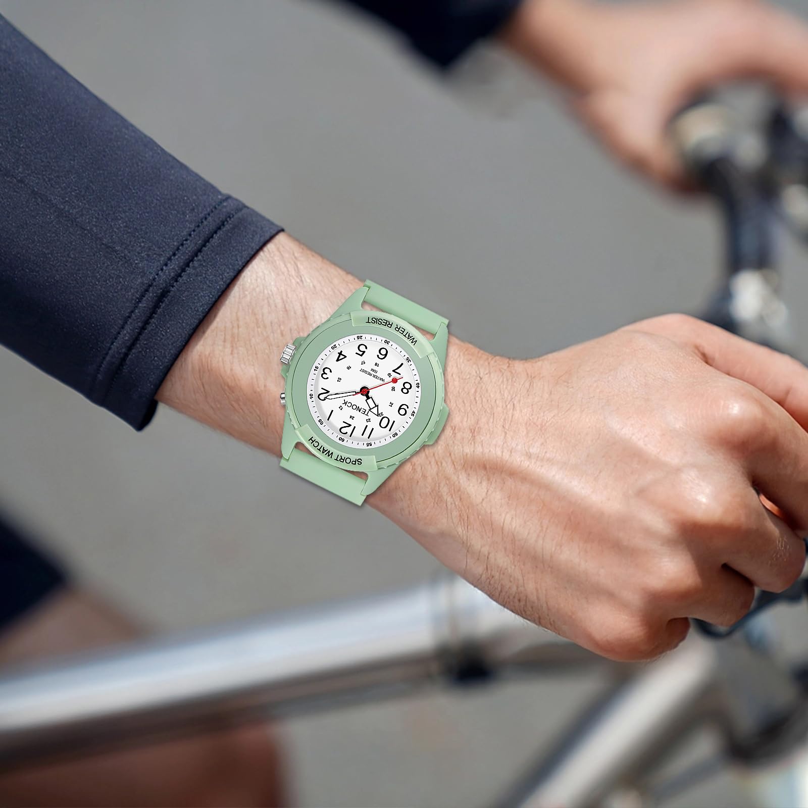 TENOCK Orologio Da Polso Sportivo Da Donna Analogico Al Quarzo 50 M Impermeabile Con Luce Notturna Per Abbinamenti Casual O Attività Sportive