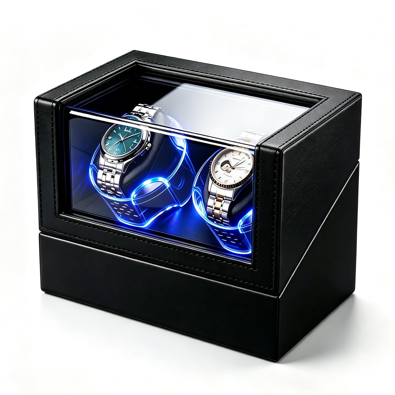 Anyasun Watch Winder for Automatic Watches,2 Watch Winder Box