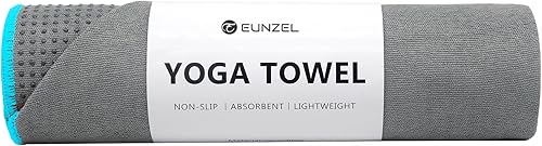 Miniatura 13 de Eunzel Toalla de yoga caliente – Toalla de microfibra antideslizante para esterilla de yoga con punto de agarre absorbente de sudor, toalla para
