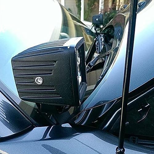 Miniatura 4 de KMFCDAE Soporte de luz de zanja Tundra LED Pods Soporte de montaje en capó compatible con Toyota Tundra 2014+