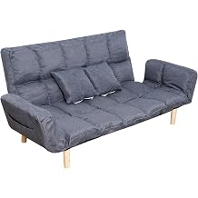 YOXIER Small Couch,Couches for Living Room,Tiny Couch,54" Modern Living Room Chenille Recliner Sofa Small Sofa,loveseat Removable Sofa Cover Space Spring Cushions and Solid Wood Frame for Small Space