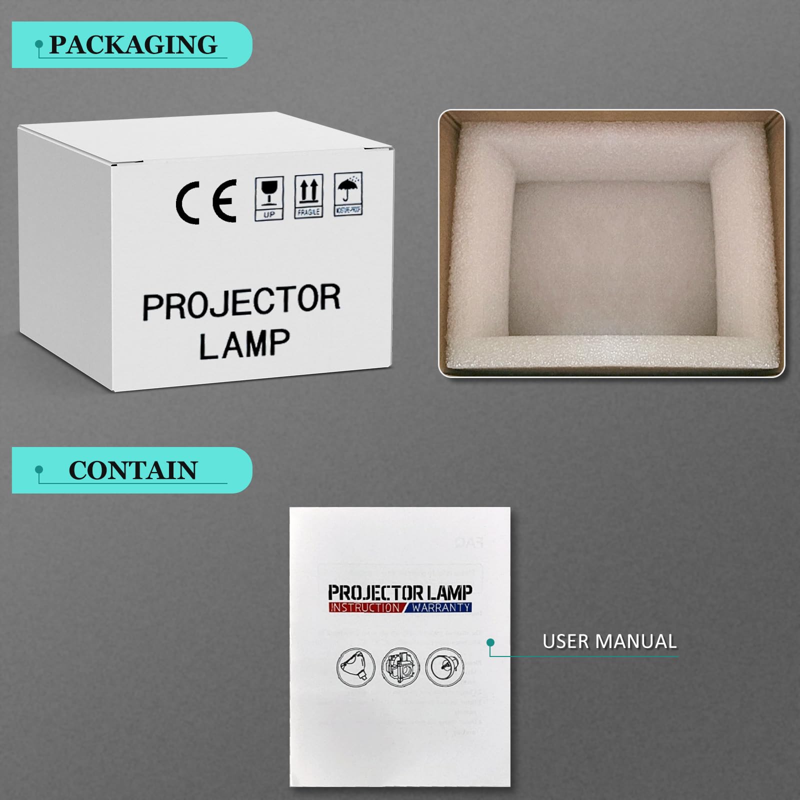 E39 Lampe de projecteur compatible avec ELPL39 EPSON EMP-TW1000 EMP-TW2000 EMP-TW700 EMP-TW980 HOME CINEMA 1080UB PowerLite HC 1080UB