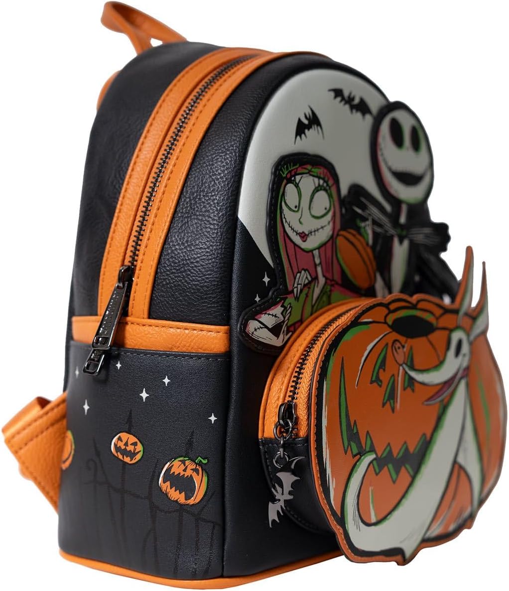 Disney 100 Nightmare Before Christmas Glow-in-The-Dark Mini Backpack