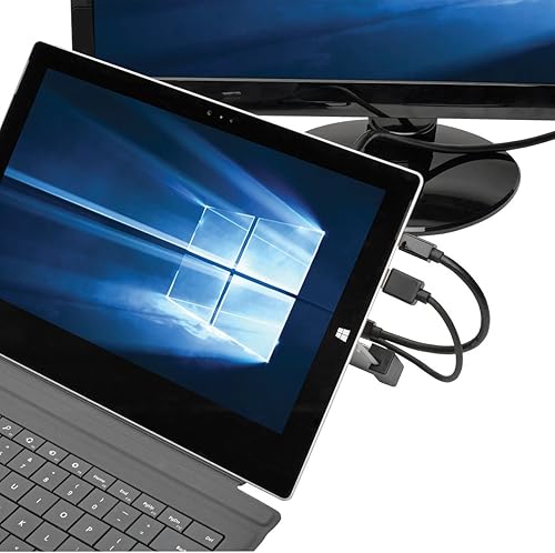 Miniatura 3 de Tripp Lite Estación de Acoplamiento para Surface USB 3.0, Hub USB-A, Puerto HDMI UHD 4K y Gigabit Ethernet (GbE) (U342-HGU3)