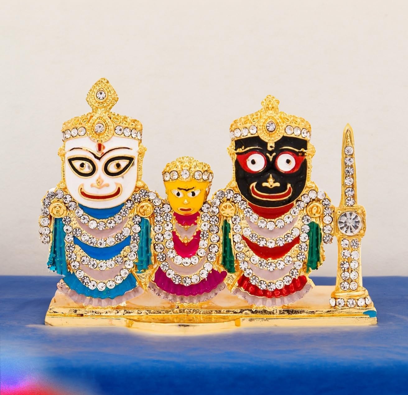 Bigwheels Metal Lord Jagannath, Balaram & Subhadra Idol for Gifting ...
