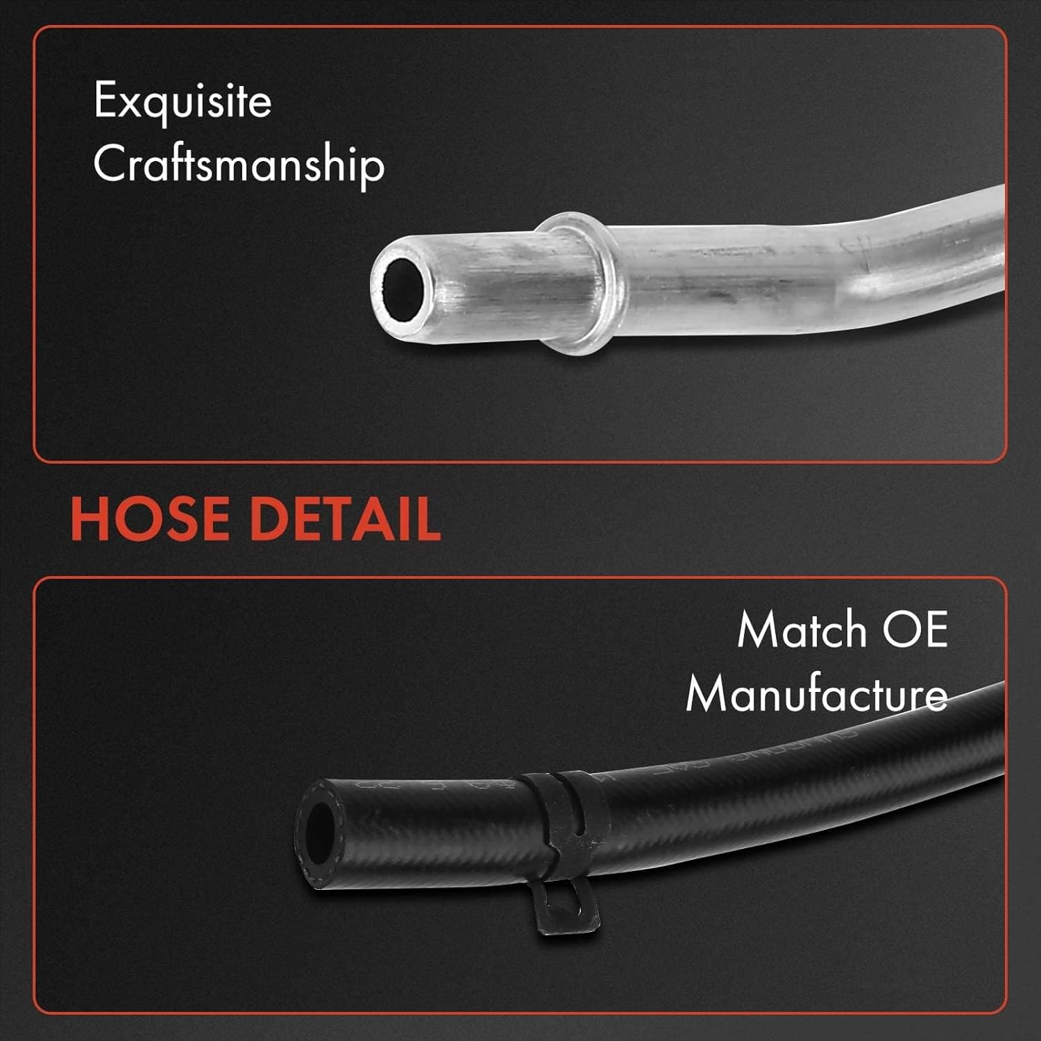 A-Premium Power Steering Return Hose Line Assembly Compatible with Ford Focus 2000 2001 2002 2003 2004 2005 2006 2007, L4 2.0L, Cooler Tube