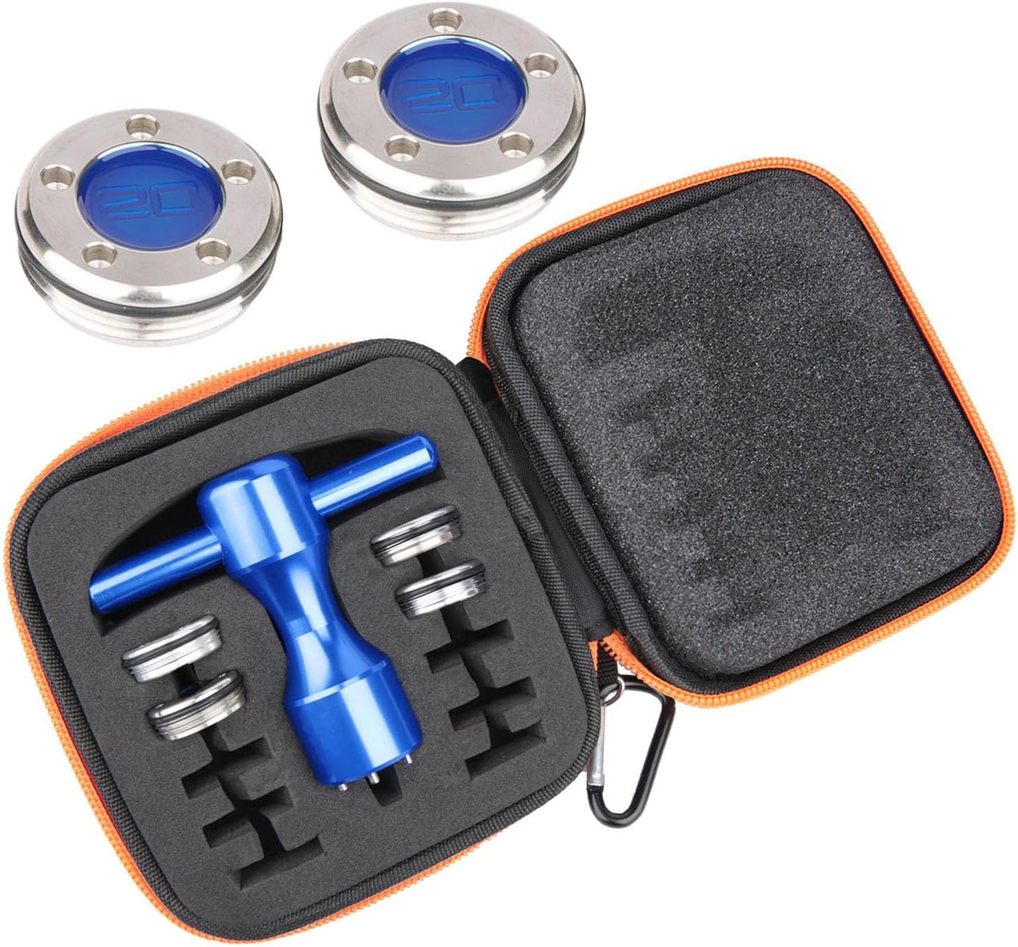 OGECLF 4pcs/set Blue Golf Weights Kit for Titleist Scotty Cameron Newport, Phantom, Futura, GoLo, California Putters 5g 10g 15g 20g 25g 30g 35g 40g 45g for Option