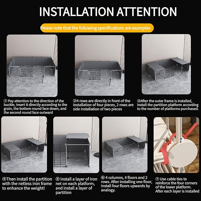 Foto 7 de 7 de Jaulas para Gatos Interior XL, XXL, Casa para Gatos Caja de Arena para Interiores Grande, Casa para Gatos