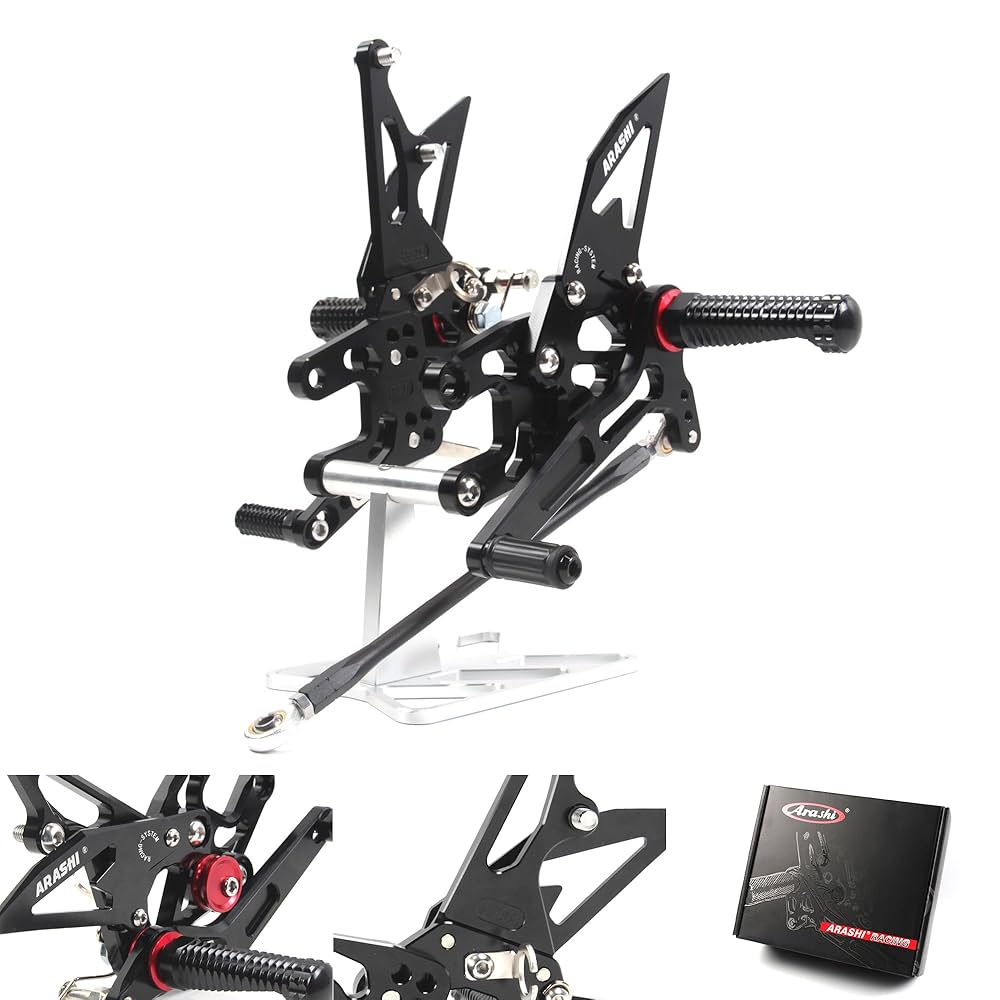 ran.ran☆ Arashi Version 2.0 Adjustable Rearsets for Kawasaki Ninja