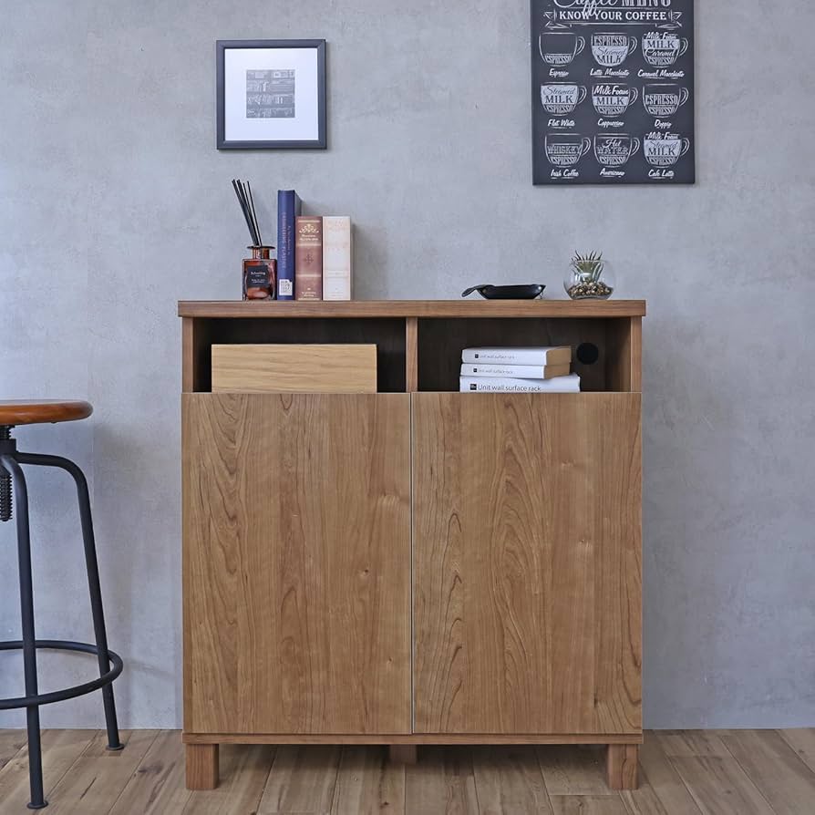 新品 ホワイト木目 収納棚 キャビネット サイドボード カウンター スリム 新品 ホワイト木目 収納棚 キャビネット サイドボード