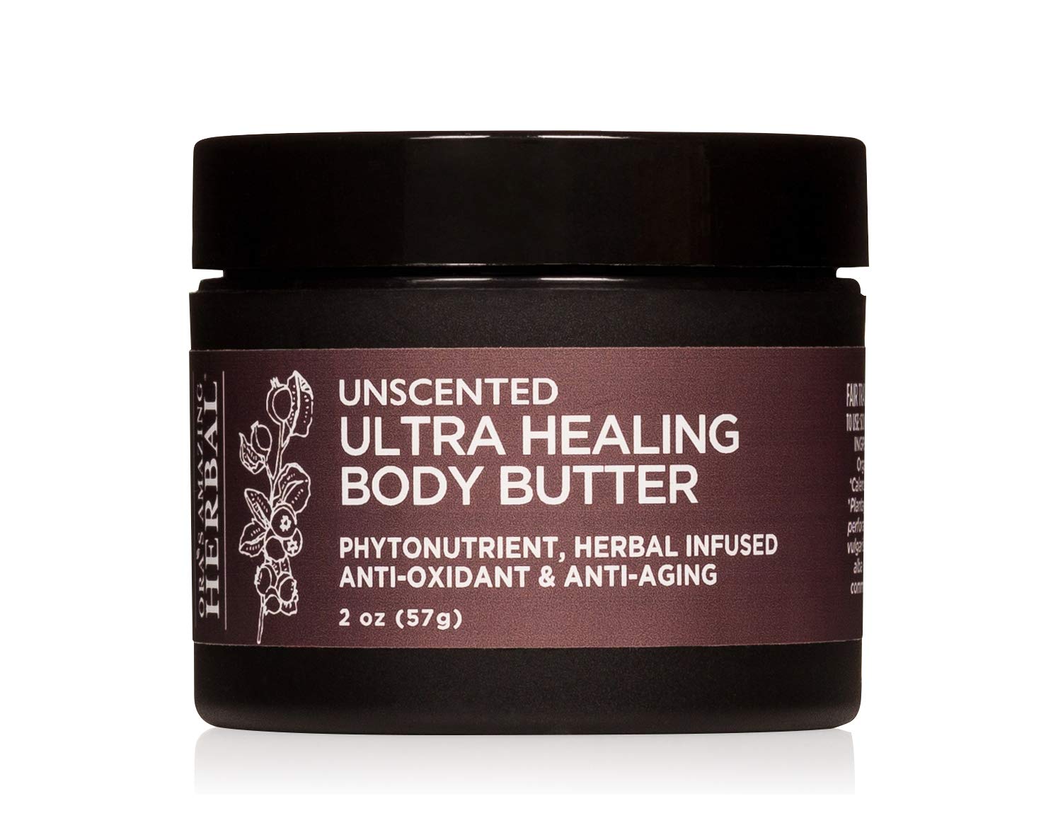 Ultra Healing Body Butter, Cream for Eczema and Dry Skin, Fragrance Free Body Butter, Hand Cream for Dry Cracked Hands, Unscented Hand Cream, Skin Repair Cream, 2 Oz Travel Size, Made in the USA