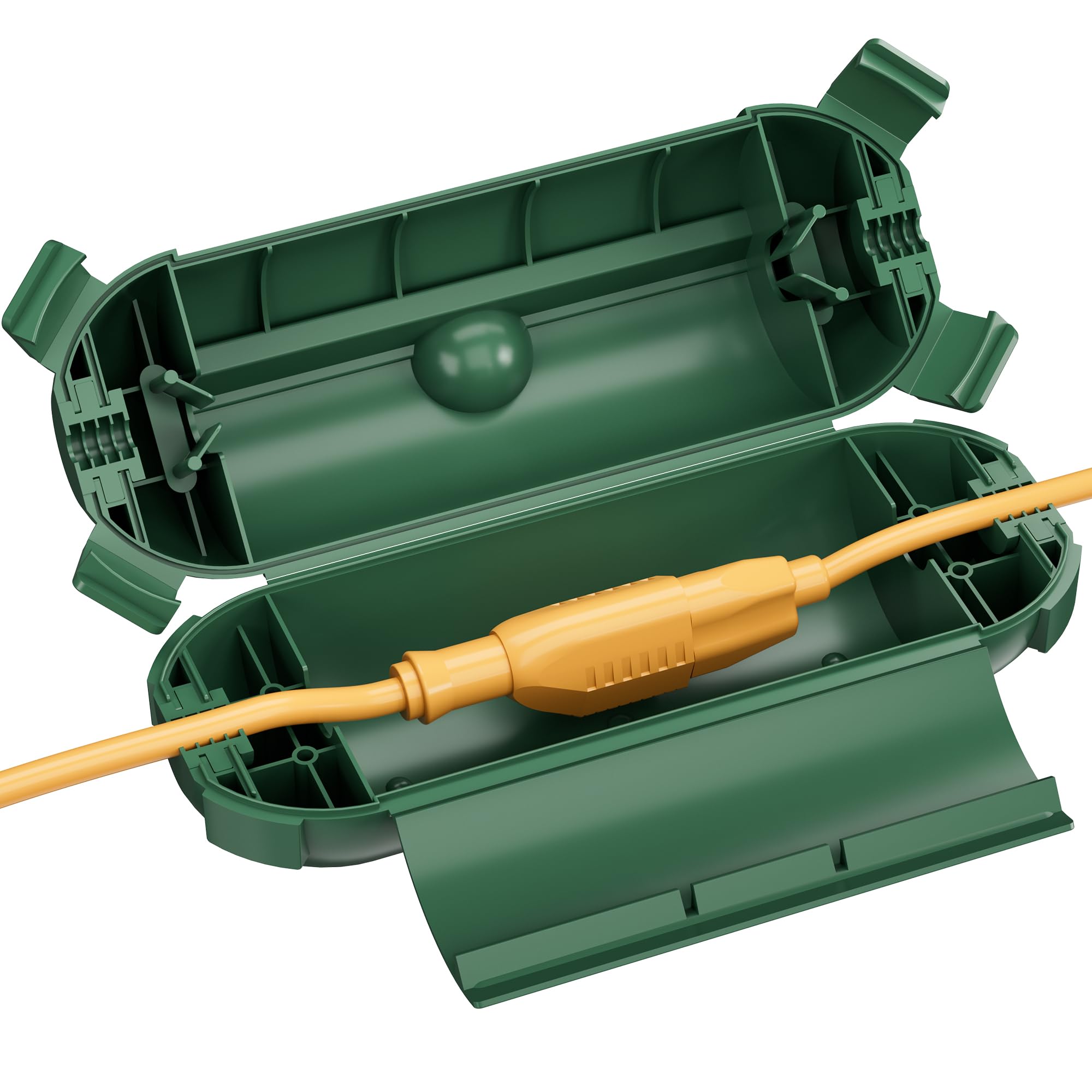 BN-LINK 1 Pack Outdoor Extension Cord Safety Cover, Green