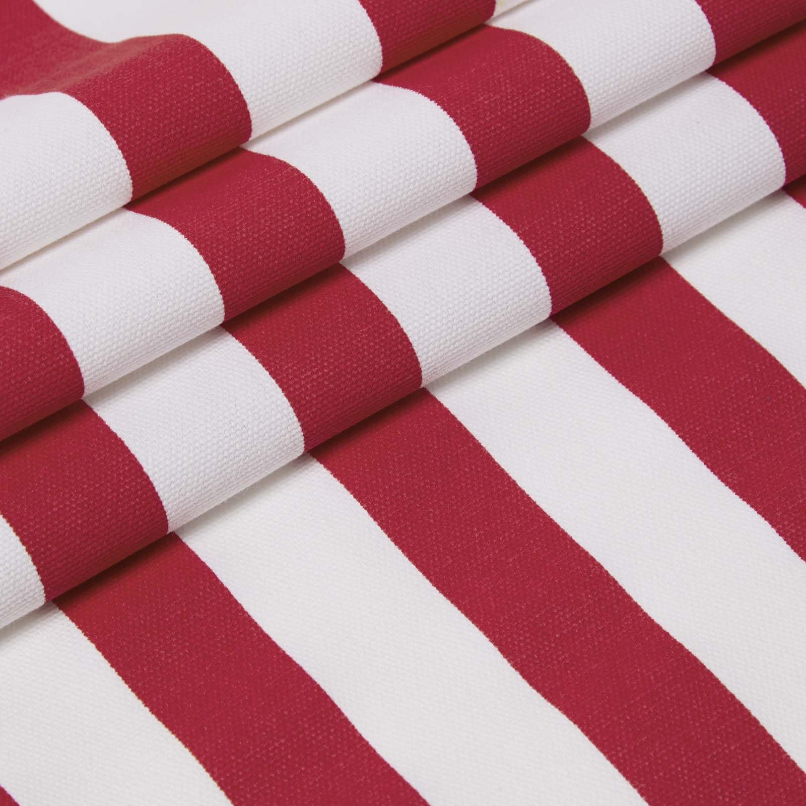 HOMESCAPES puro cotone Telo arredo 1 centimetro Stripes Pin