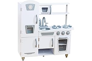 KidKraft Vintage Wooden Play Kitchen with Pretend Appliances and Accessories