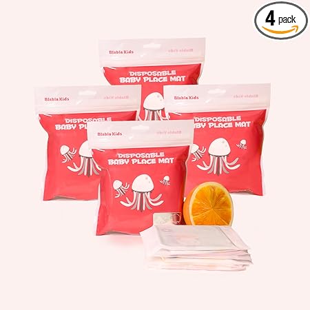 THE LITTLE LOOKERS Waterproof Disposable Mats I Changing Mats for Baby (40 Count-Pack of 4)