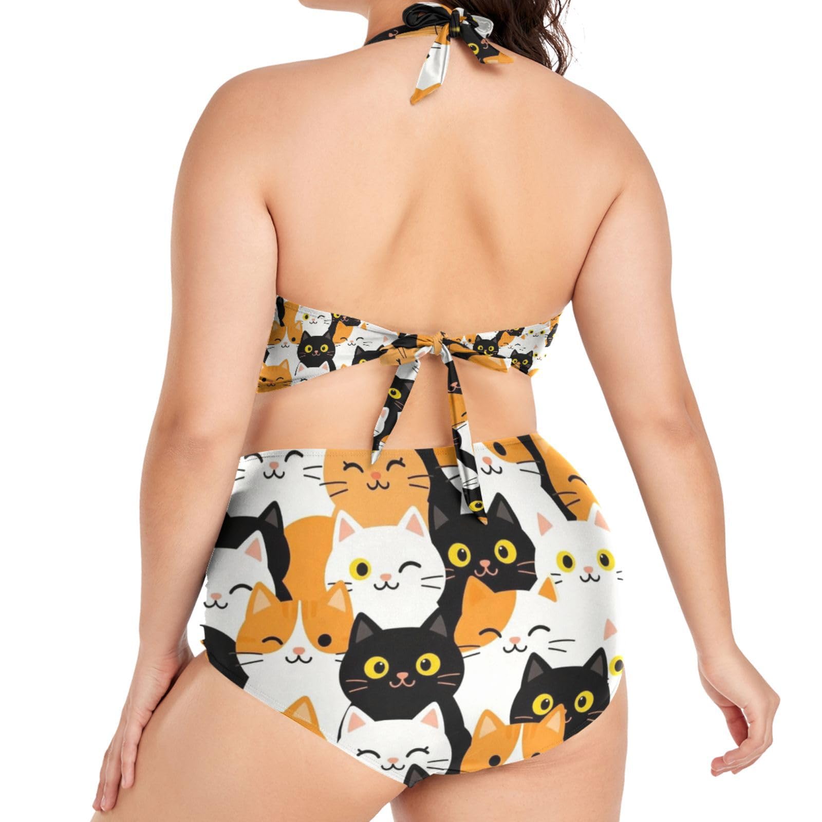 FRODOTGV Costumi da bagno da donna curvy, da L a 4XL