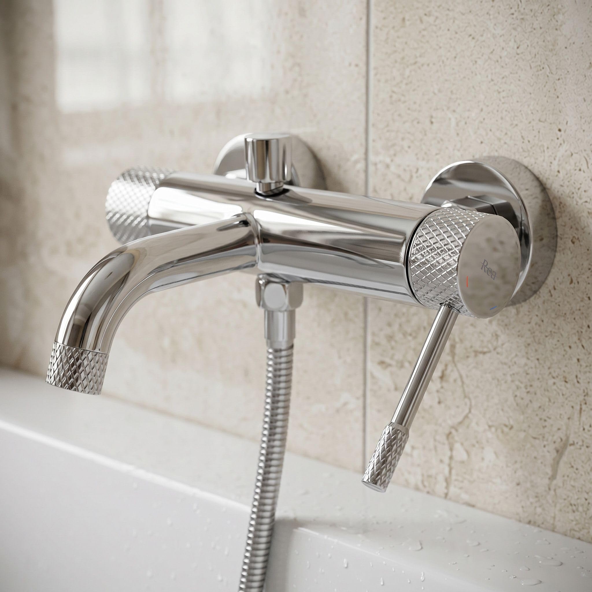 Rea - Bateria Wannowa Venti Chrom - 23 x 10 x 10 cm