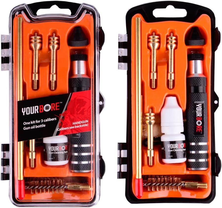 SHAREWIN Pistol Cleaning Kit 9mm Airsoft Handgun Cleaning Kits Sports & Outdoors