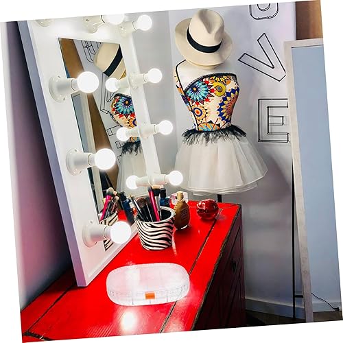 Miniatura 6 de Didiseaon caja de joyería transparente organizador de joyas bandeja organizadoras contenedor de almacenamiento de joyas pequeño organizador de