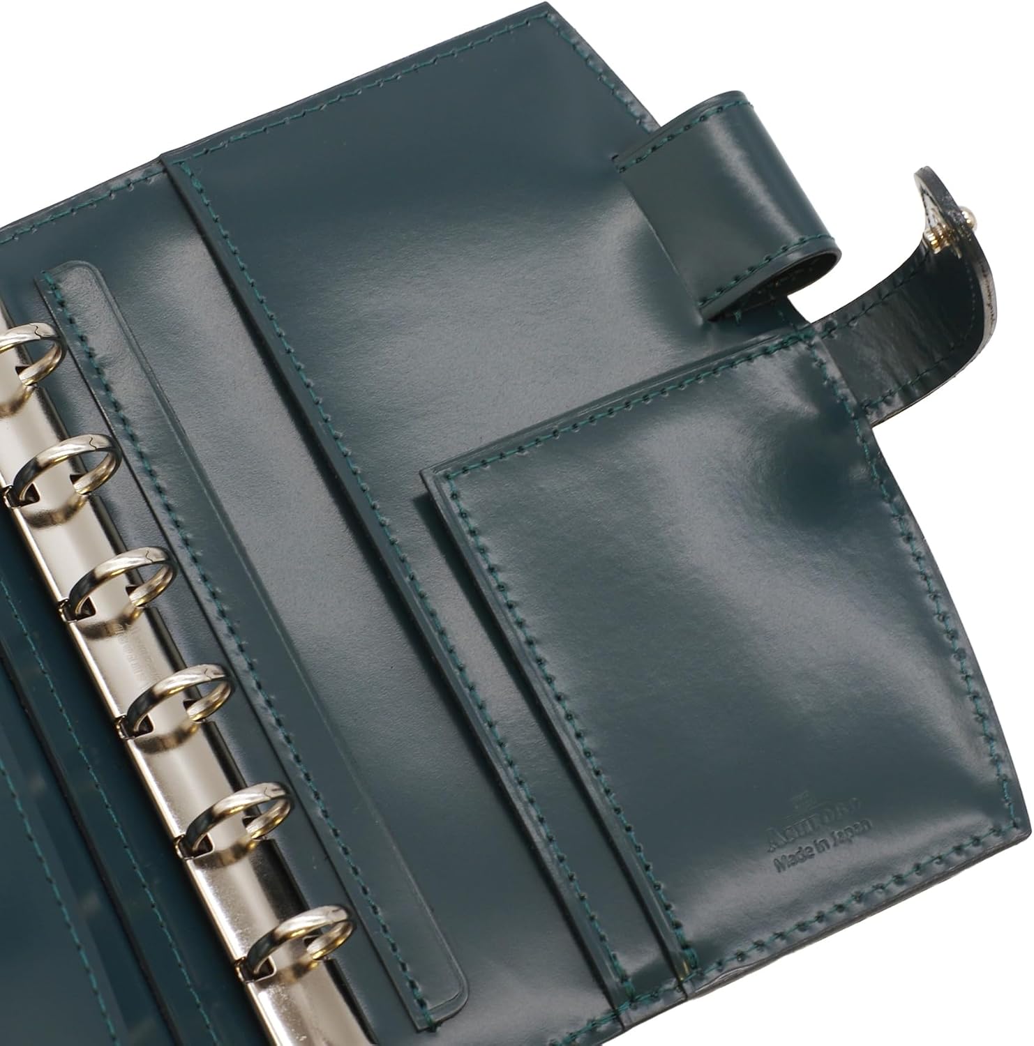 アロー ミニ6 13mm ホック システム手帳【ネイビー】 1306-077