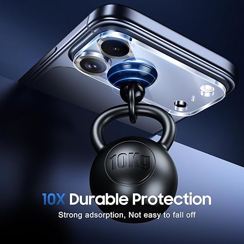 Miniatura 462 de UniqueMe [Paquete de 3 protectores de lente de cámara compatibles con iPhone 14 Pro Max/iPhone 14 Pro, vidrio templado, [compatible con fundas]