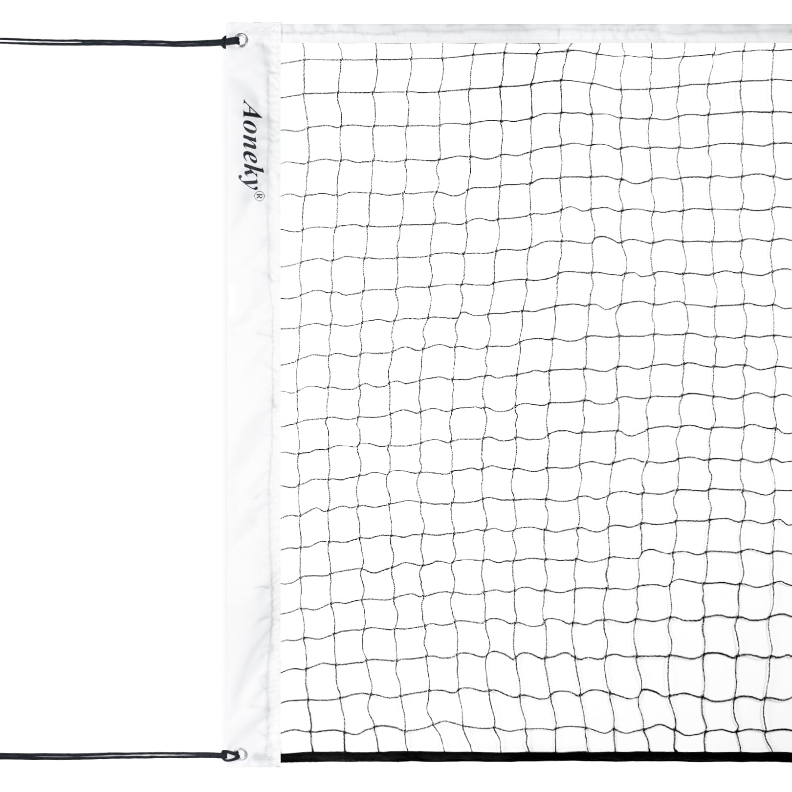 Aoneky 32x3 ft Volleyball Net for Garden Beach Swimming Pool with Tie Rope,White