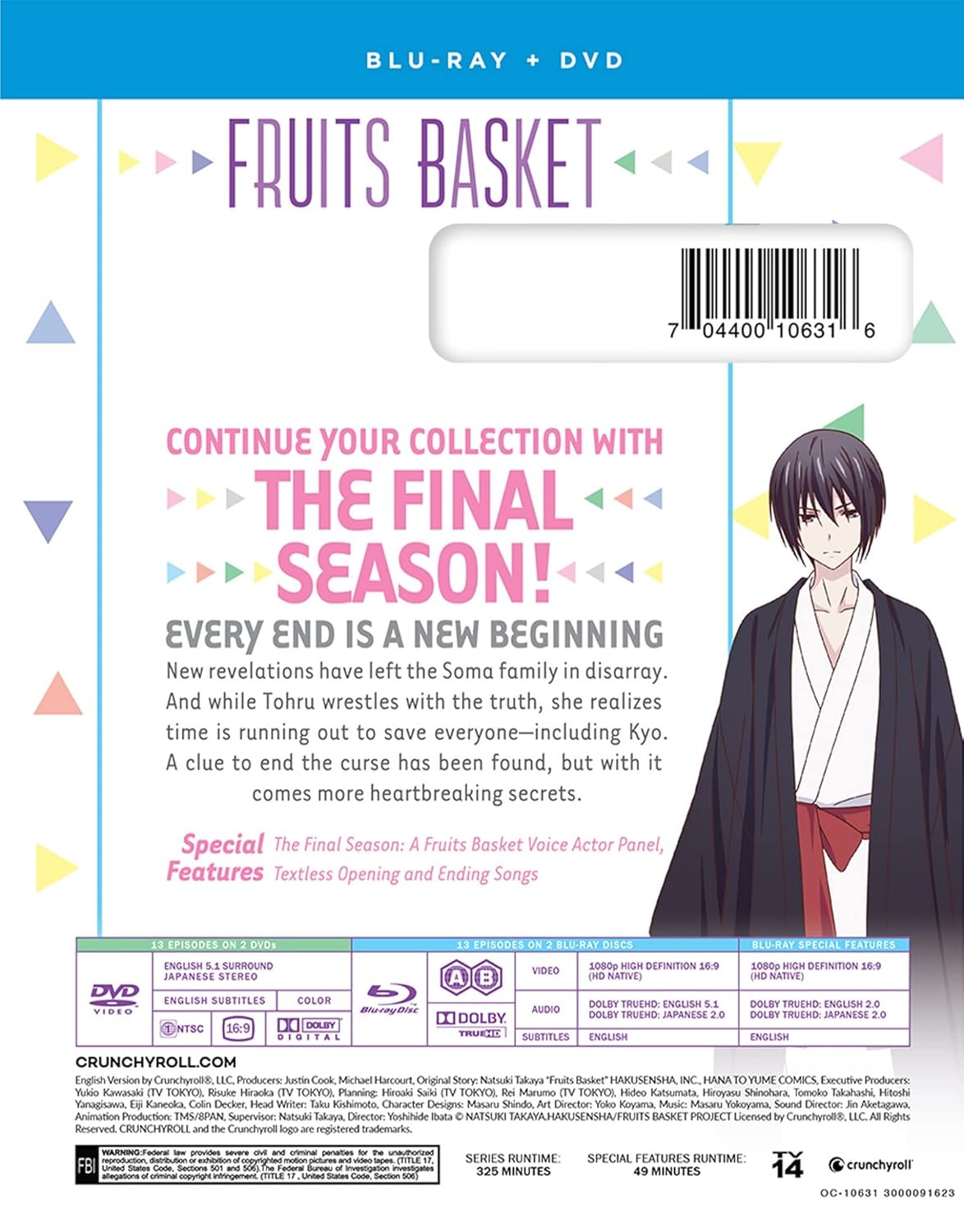 Fruits Basket: The Final Season - Blu-ray + DVD