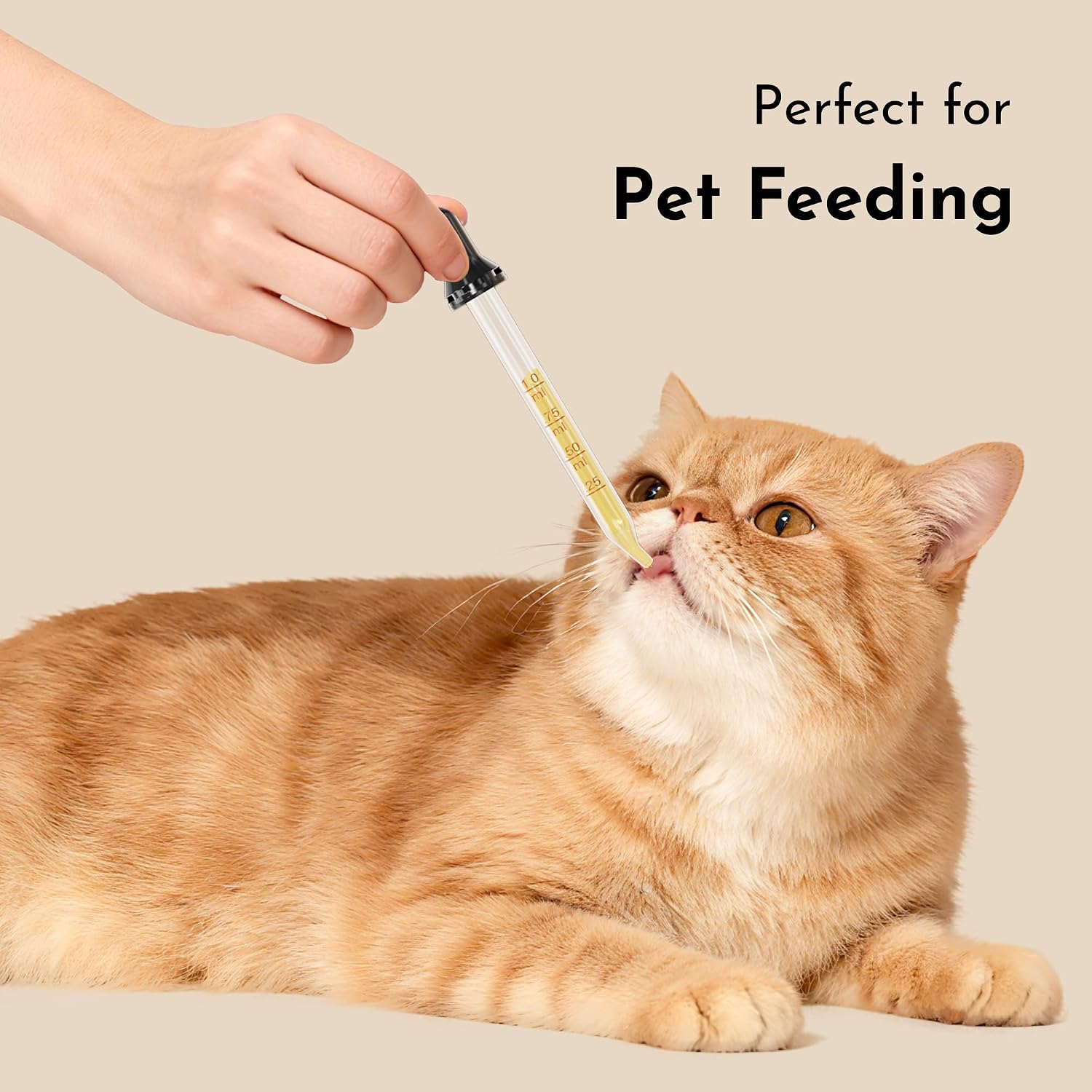 PrettyCare Eye Dropper 4Pcs 1mL Glass Pipette Measurement Tool for Oil DIY