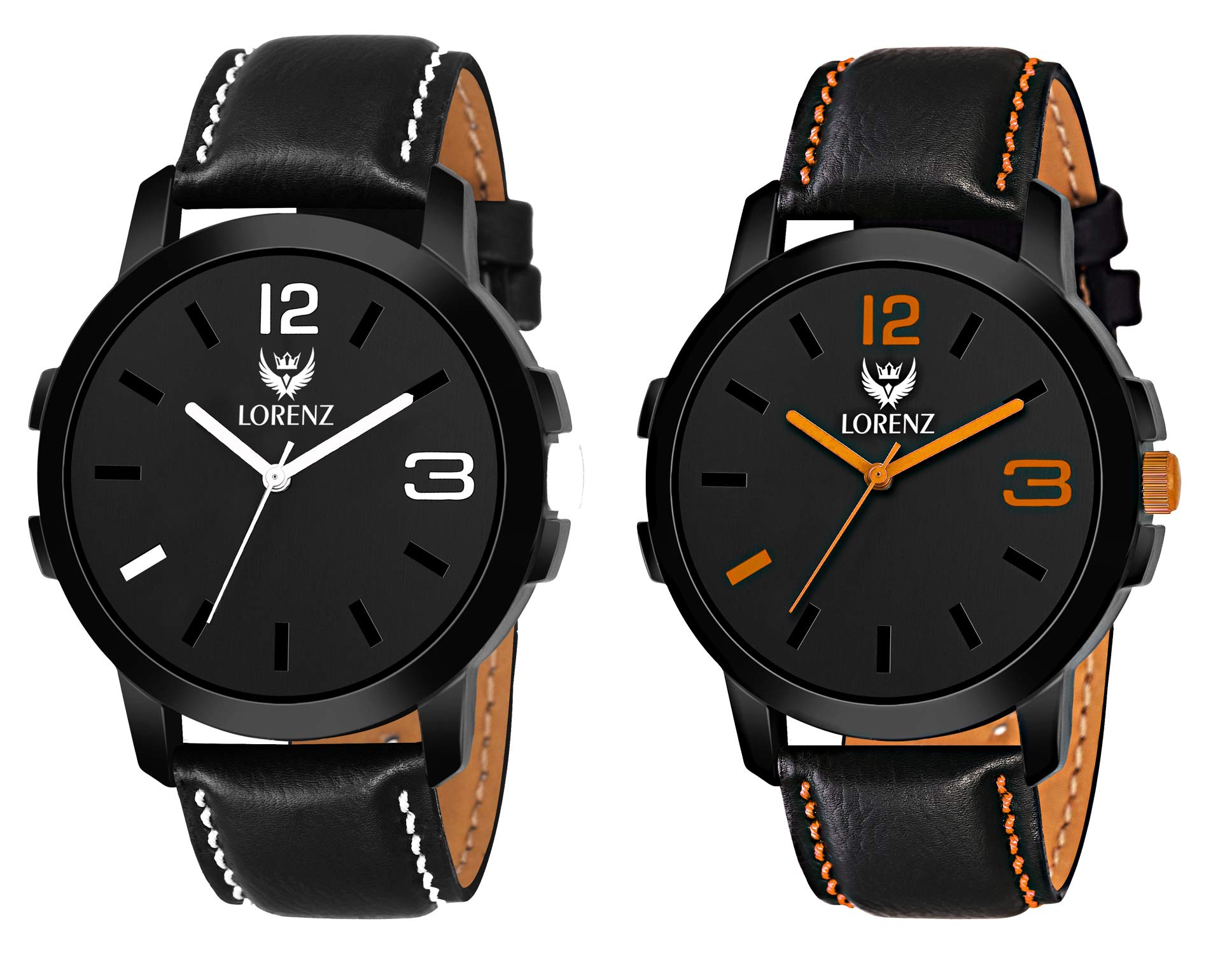 LORENZ 2 Analog Watches Combo for Men | Watch for Boys | MK-60W14K (B084D7KK9R) Amazon Price History, Amazon Price Tracker
