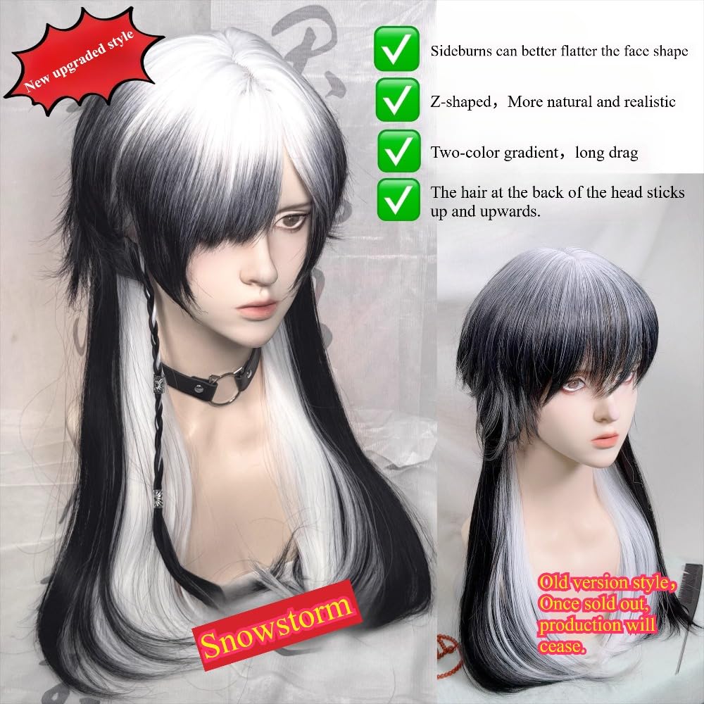 黒のアップスタイルウィッグ Amazon.co.jp: SCORRO ロングストレートウィッグ、白と黒のレイヤード