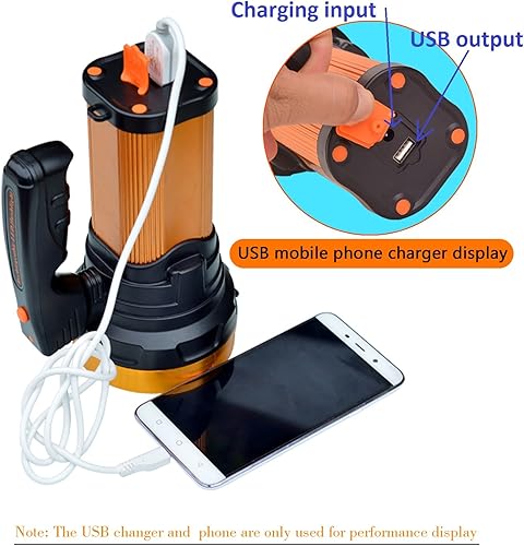 Miniatura 5 de linterna LED ultrabrillante recargable de emergencia para interior y exterior
