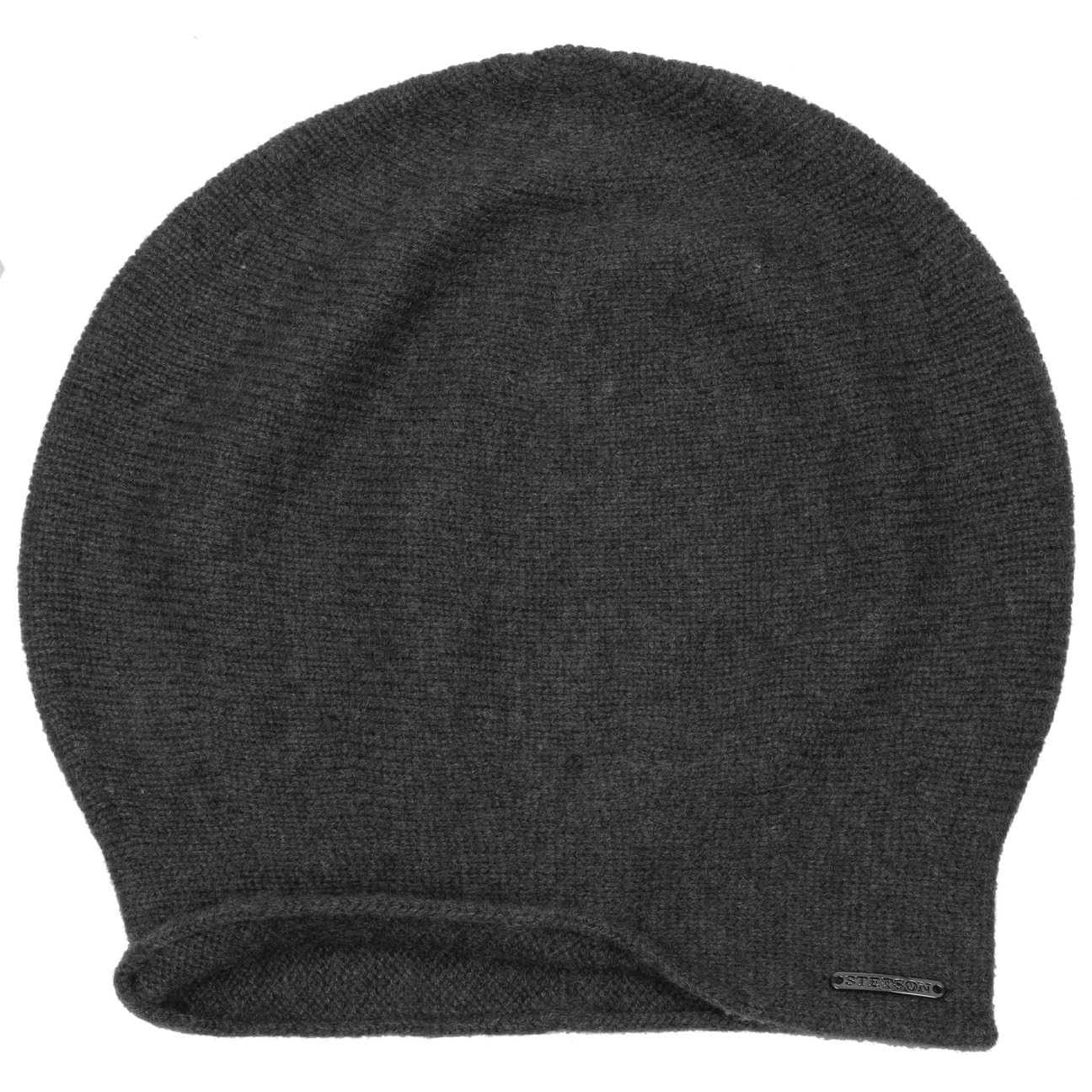 Stetson Shirley Kaschmir Strickmütze Oversize-Baske Unifarben Damen Herren Herbst Winter