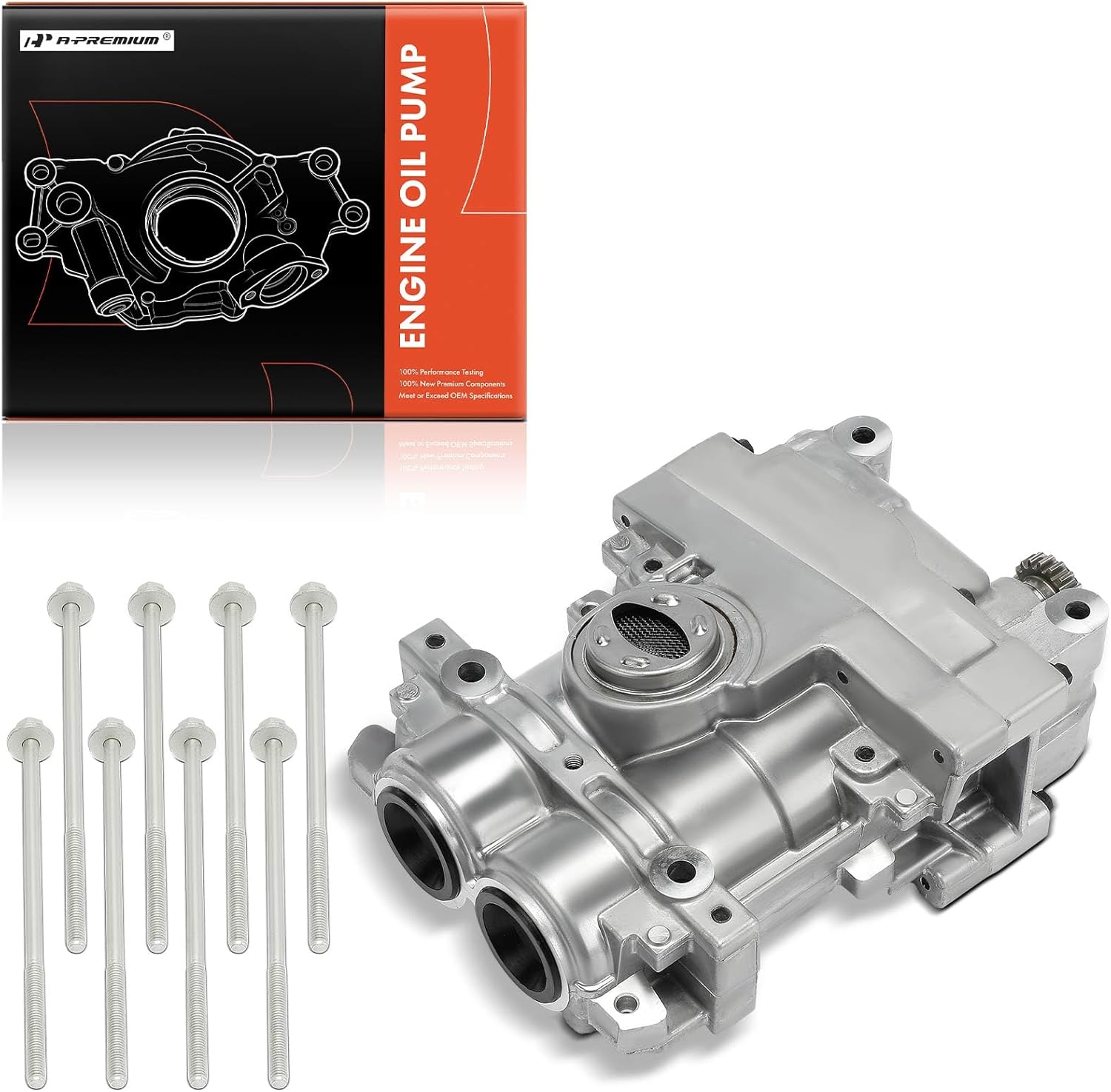 A-Premium Engine Oil Pump for 2.4L Compatible with Jeep Compass Patriot 2012-2017 & Dodge Journey 2012-2017, Avenger 2011-2014 & Chrysler 200 2011-2014, Replace# 68127987AB