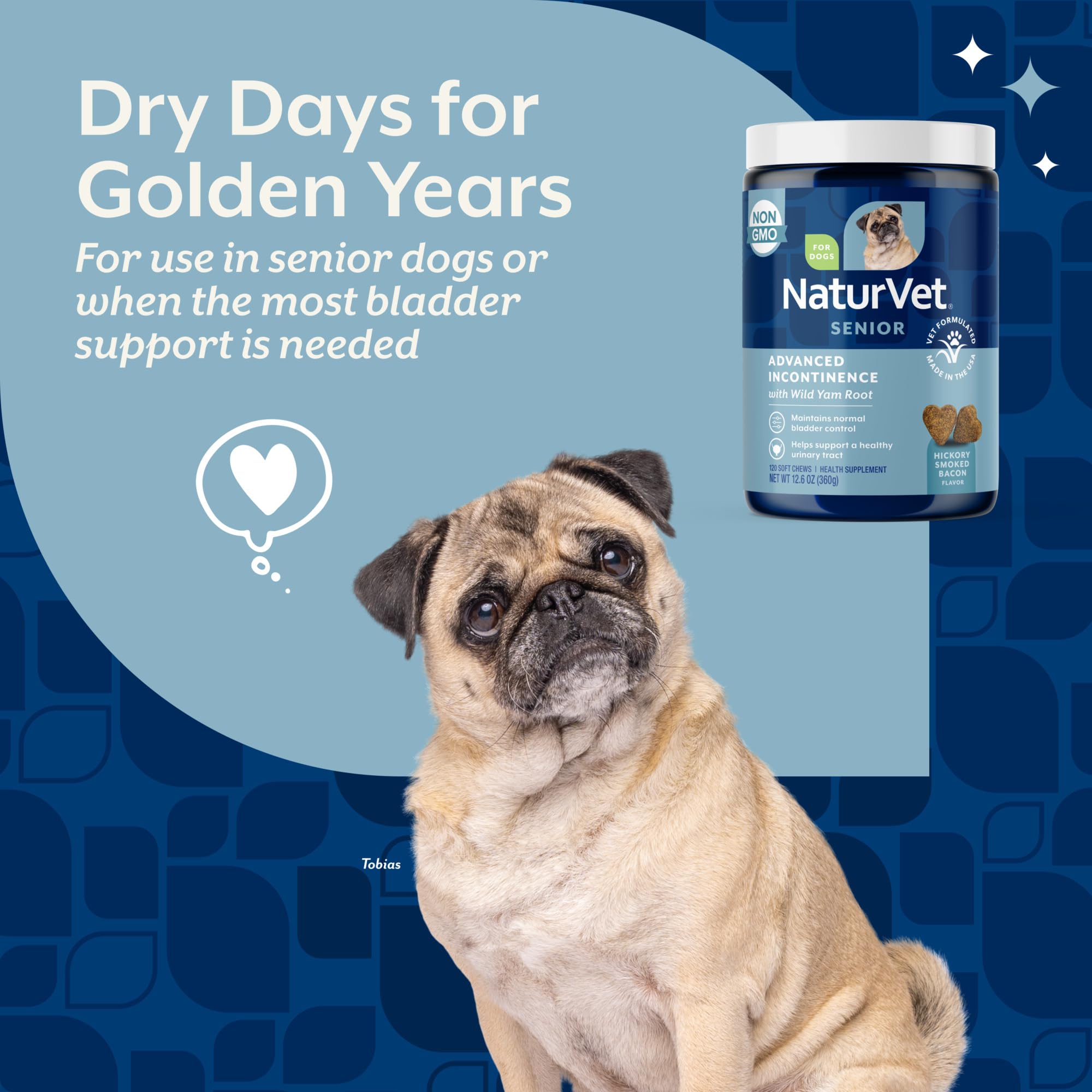 NaturVet Senior Advanced Incontinence Dog Supplement - 120 Ct — Amazon image 3