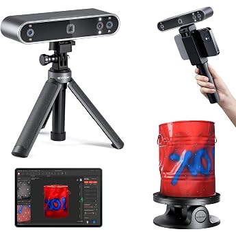 Revopoint POP 3 Plus 3D Scanner 0.04mm High Precision 18fps High-Speed Scanning Infrared Color/Face Scan LED Fill Light Light