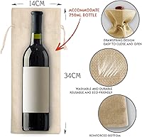 Vista 2 de Toctose Regalo del maestro, bolsa de vino del maestro, adecuado para regalos de graduación para ella, él, hijo, hija, amigo/GDWB016