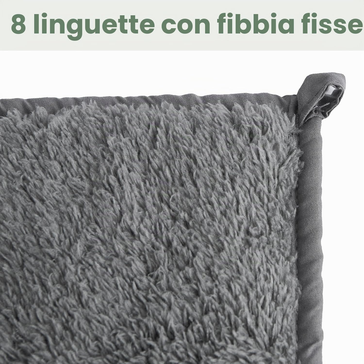 Good Nite Coperta pesante, 4 kg, pesante, coperta pesante, per dormire, adulto, grigio, 125 x 150 cm
