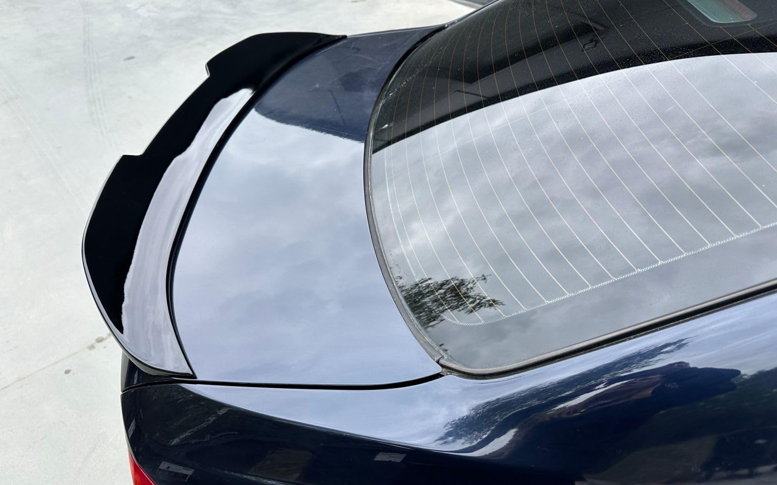 MpTuned E90 PSM Style Spoiler posteriore lucido nero per serie 3 2004-2013 berlina 4 porte 318i 320i 330i 340i m340i 318d 320d 330d 340D 340D