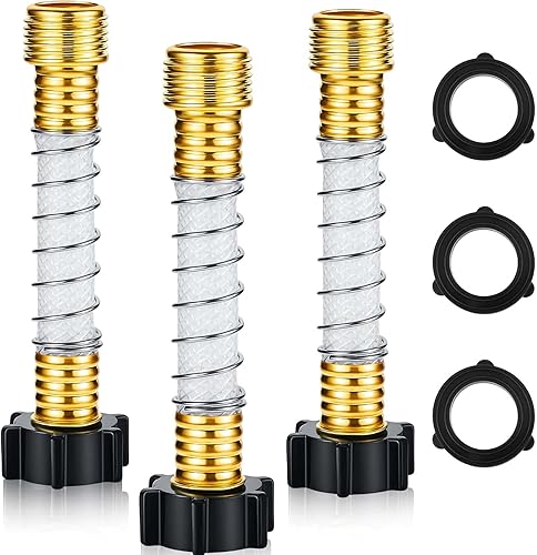 Protector de manguera flexible de 3 piezas adaptador de extensión de manguera de jardín manguera de extensión de manguera de jardín protector de