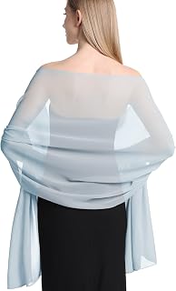 Shawls and Wraps for Women Evening Dresses Soft Sheer Chiffon Scarf Wedding Party Bridesmaid Gifts