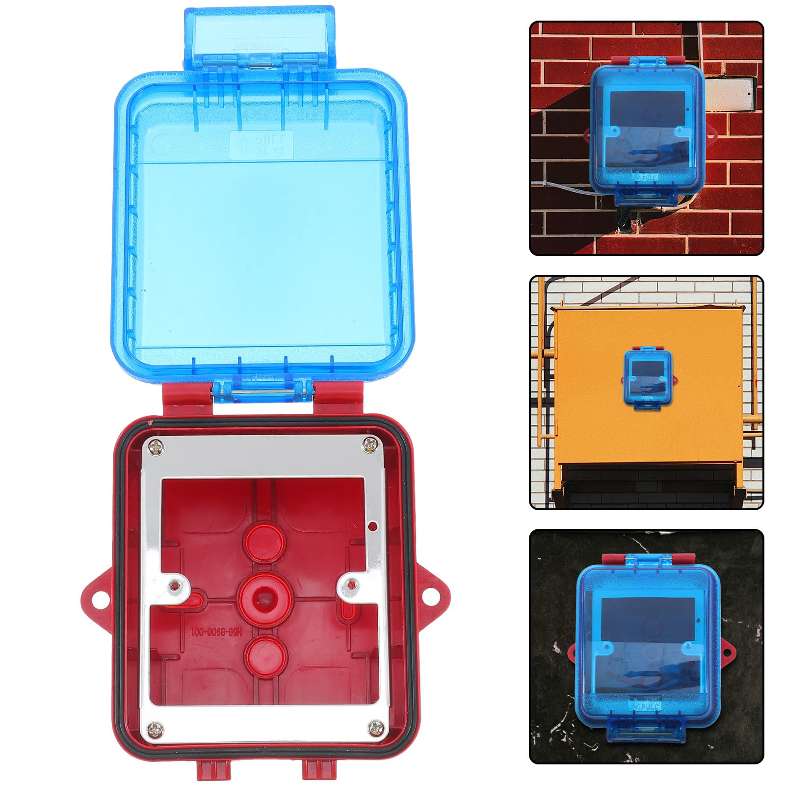 Protector para Botón de Alarma Manual Resistente para Interruptor de Emergencia Compatible con System Sensor Diseño para Uso Interior y Exterior Instalación y Duradera